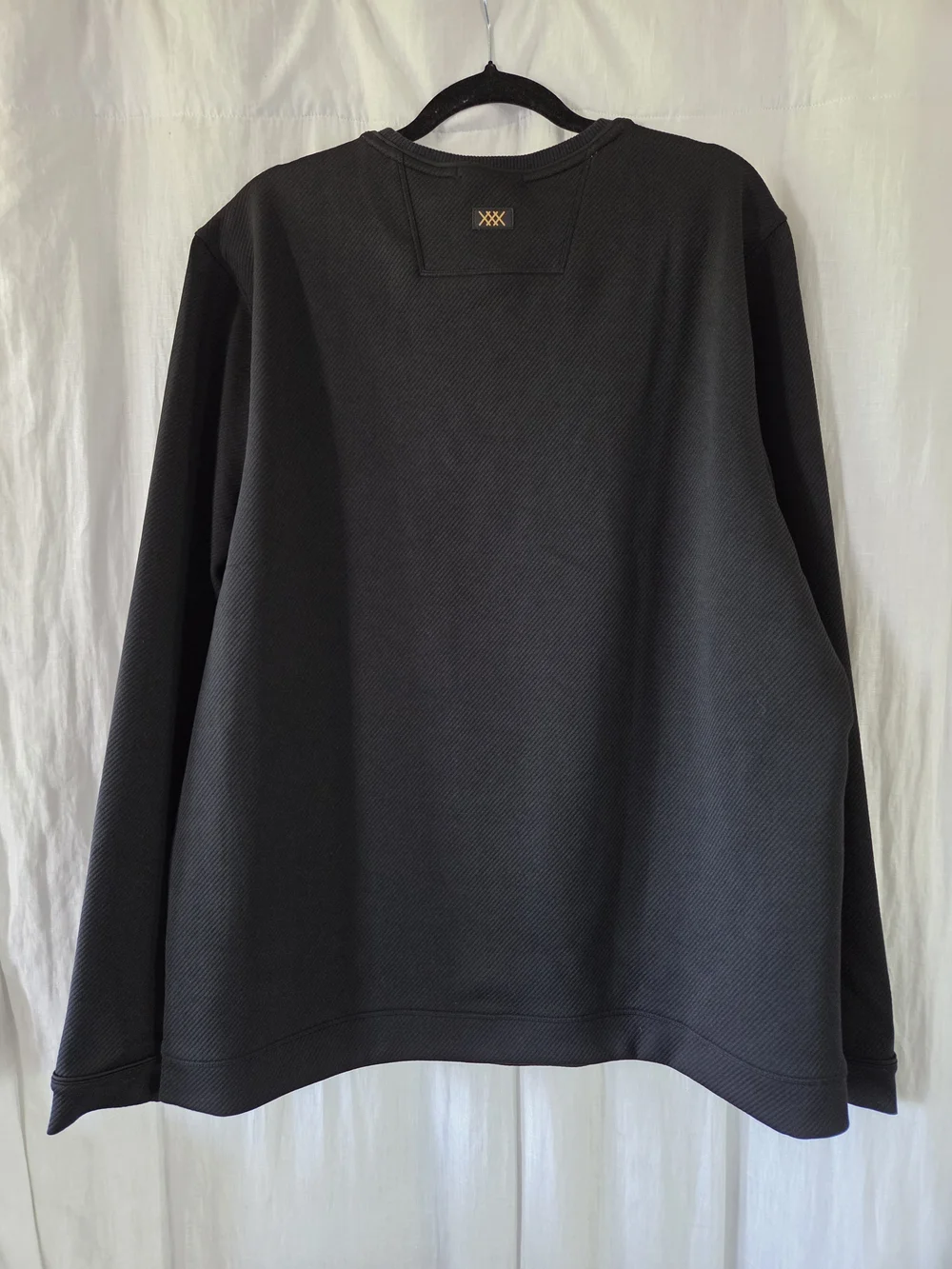 Rhone | Quantum Men's Black Crewneck Sweater